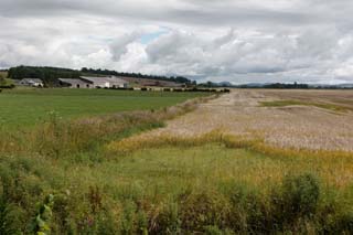 View from Crieff line east to Methven Junction