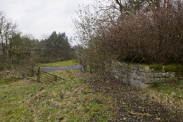 View west from Bowes station